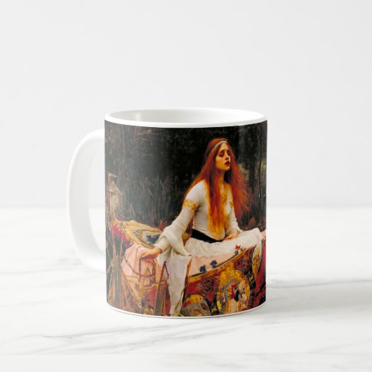 Wasserhaus Lady of Shalott Kaffeetasse (Vorderseite Links)
