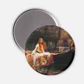 Wasserhaus Lady of Shalott Magnet (Vorderseite/Rückseite)