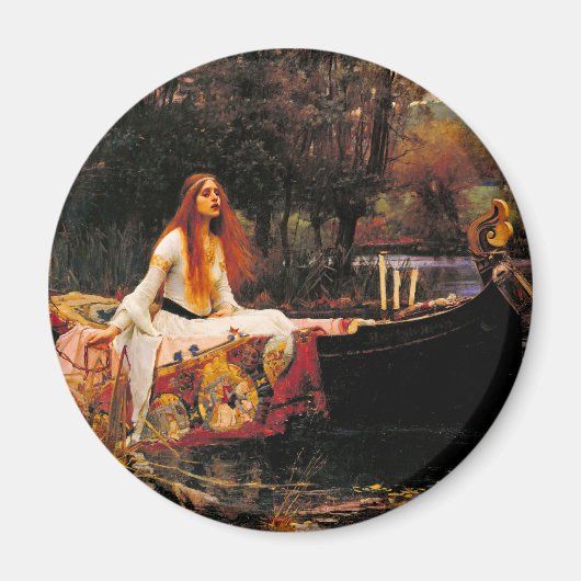 Wasserhaus Lady of Shalott Magnet (Vorne)