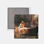 Wasserhaus Lady of Shalott Magnet (Vorderseite/Rückseite)