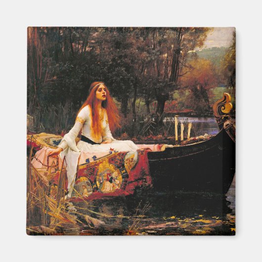 Wasserhaus Lady of Shalott Magnet (Vorne)
