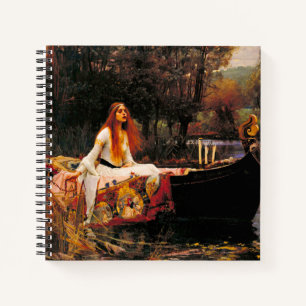 Wasserhaus Lady of Shalott Notizblock