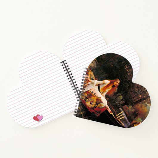 Wasserhaus Lady of Shalott Notizblock (Innenseite)