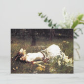 Wasserhaus Ophelia Einladungen (Stehend Vorderseite)