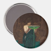 Wasserhaus "Pre-Raphaelite Circe Invidiosa" Magnet (Vorderseite/Rückseite)