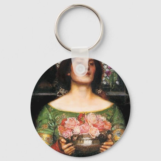 Wasserhaus sammeln Ihre Rosenknospe Schlüsselkette Schlüsselanhänger (Vorderseite)