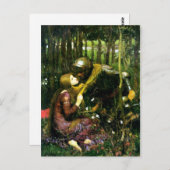 Wasserhaus Schöne Frau ohne Gnade Postkarte (Vorne/Hinten)