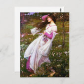 Wasserhaus Windblumen Postkarte (Vorne/Hinten)