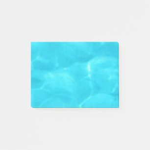 Wasserhintergrund Post-it Klebezettel