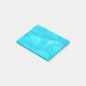 Wasserhintergrund Post-it Klebezettel (angewinkelt)