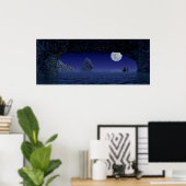 Wasserhöhle Poster (Heimbüro)