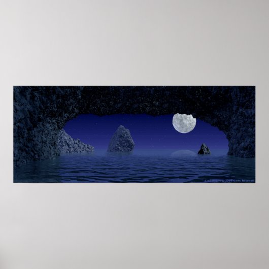 Wasserhöhle Poster (Vorne)