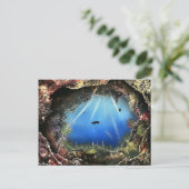 Wasserhöhle Postkarte (Stehend Vorderseite)