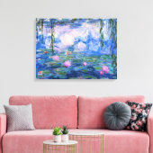 Wasserilien 1 leinwanddruck (Insitu (Wohnzimmer))