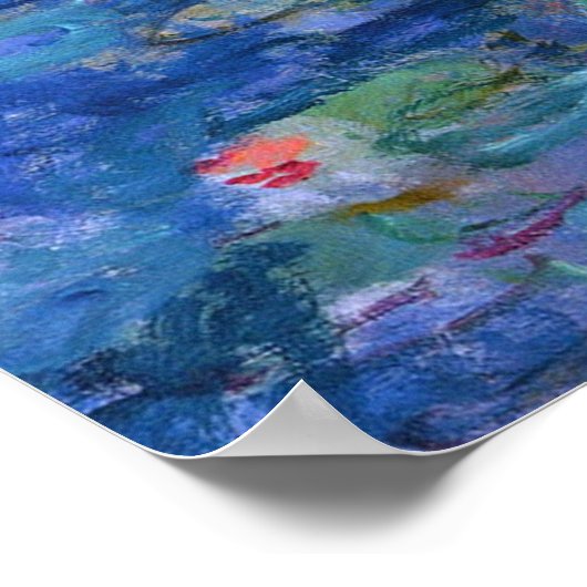 Wasserilien 1 poster (Ecke)