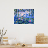 Wasserilien 1 poster (Küche)