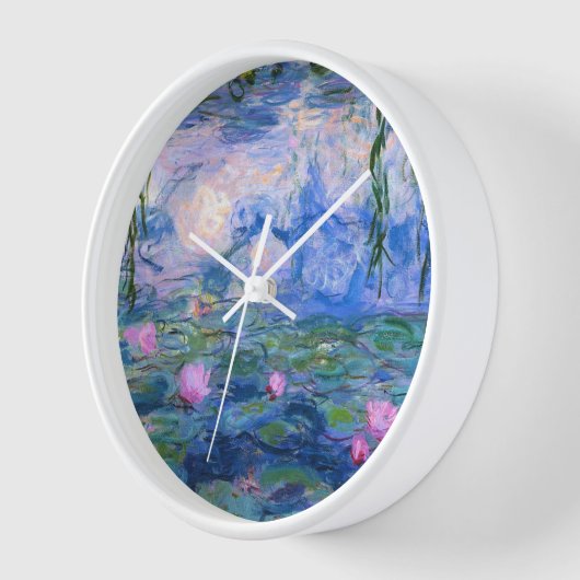 Wasserilien 1 wanduhr (Winkel)