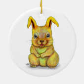 Wasserkaninchen Keramik Ornament (Hinten)