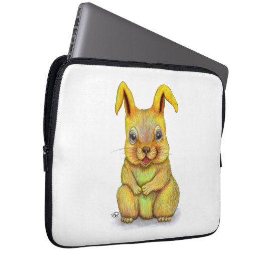 Wasserkaninchen Laptopschutzhülle (Vorne Rechts)