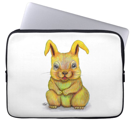 Wasserkaninchen Laptopschutzhülle (Vorderseite)