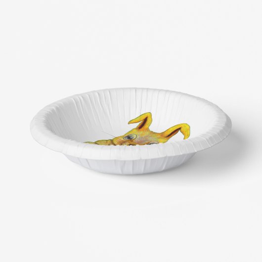 Wasserkaninchen Pappteller (Gewinkelt)