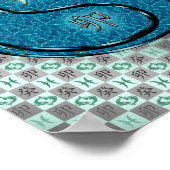 Wasserkaninchen Poster (Ecke)