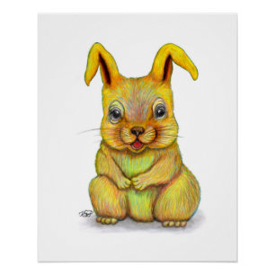 Wasserkaninchen Poster