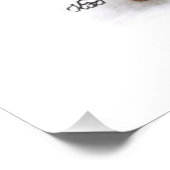 Wasserkaninchen Poster (Ecke)