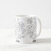 Wasserkaninchen-Tasse - Haley Bott Design Kaffeetasse (VorderseiteRechts)