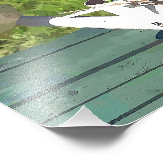 WASSERKANN FOTODRUCK (Ecke)