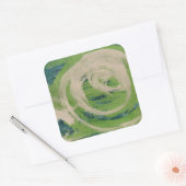 Wasserkante Quadratischer Aufkleber (Umschlag)