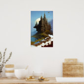 Wasserkantenschloss Poster (Küche)