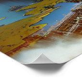 Wasserkantenschloss Poster (Ecke)