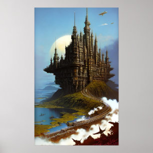 Wasserkantenschloss Poster