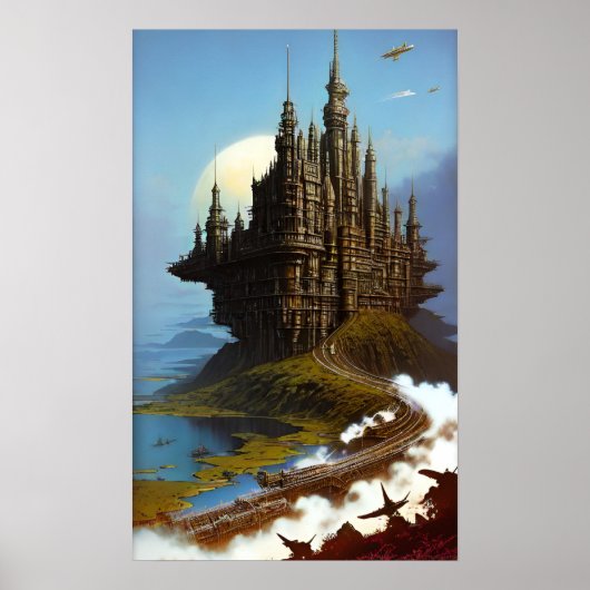 Wasserkantenschloss Poster (Vorne)