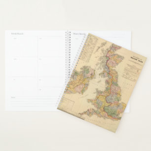 Wasserkarte, Britische Inseln Planer