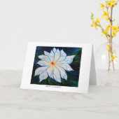 WASSERKARTE KARTE (Gelbe Blume)