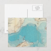 Wasserkarte Mendota Postkarte (Vorne/Hinten)
