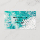 Wasserkarte Visitenkarte (Rückseite)