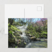 Wasserkaskade Postkarte (Vorne/Hinten)