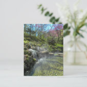 Wasserkaskade Postkarte (Stehend Vorderseite)