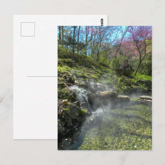 Wasserkaskade Postkarte (Vorne/Hinten)