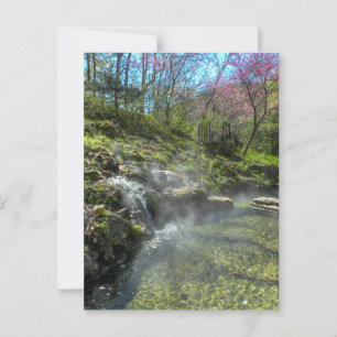 Wasserkaskade Postkarte
