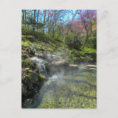 Wasserkaskade Postkarte (Vorderseite)