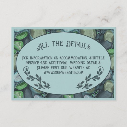 Wasserkies - Umschließungskarte Begleitkarte (Vorderseite)