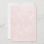 Wasserkocher können rosa Rosen Dusche für Mädchen Einladung (Rückseite)