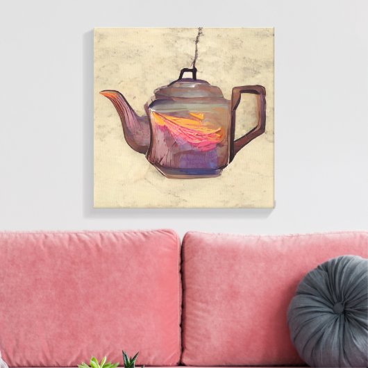 Wasserkocher Leinwanddruck (Insitu (Wohnzimmer))