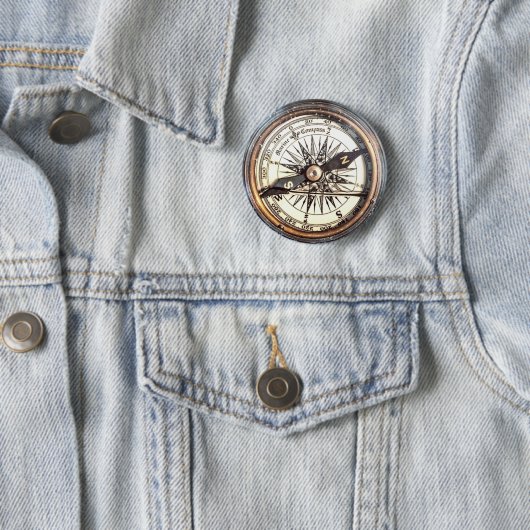 Wasserkompass Button (Beispiel)