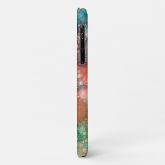 Wasserkorallen und Wasserfarben Case-Mate iPhone Hülle (Hinten/Links)