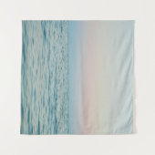 WASSERKÖRPER IN BLAUER STUNDE WANDTEPPICH (Vorderseite (Horizontal))